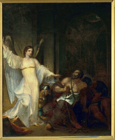 Angel Releasing St. Peter from Prison by Washington Allston